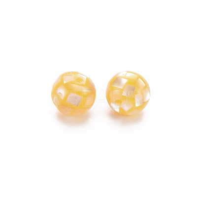 Resin Beads SSHEL-T014-38-8mm-03-1