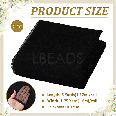 5 Yards Polyester Mesh Fabric DIY-WH0750-411A-1