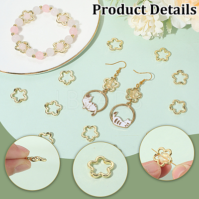20Pcs Alloy Bead Frame FIND-SC0017-73LG-1