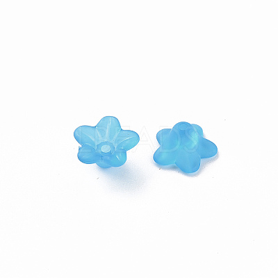 Transparent Acrylic Beads X-PL554-10-1