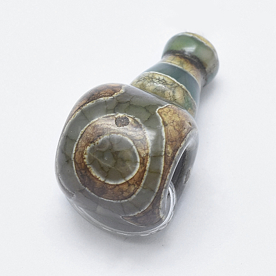 Natural dZi Agate TDZI-I002-02B-1