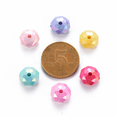 Opaque Acrylic Beads MACR-Q239-018B-1
