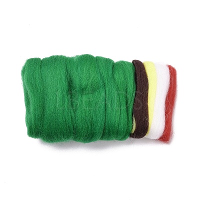 Christmas Tree Brooch Cactus Needle Felting Kit DIY-K055-05-1