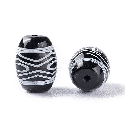 Tibetan Style dZi Beads TDZI-Z001-17-1