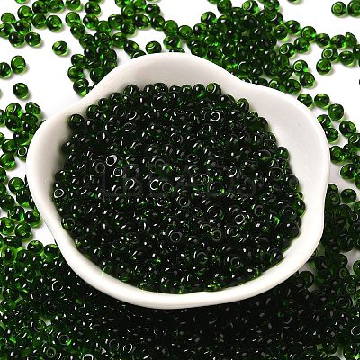 Transparent Colours Glass Seed Beads SEED-P006-02A-01-1