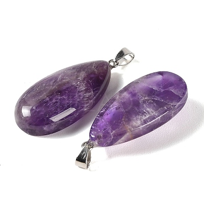 Natural Amethyst Pendants GG-CBACB71-02P-02-1