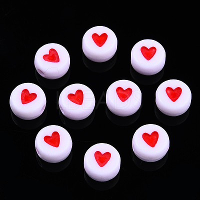 Opaque Acrylic Beads MACR-N008-57E-1