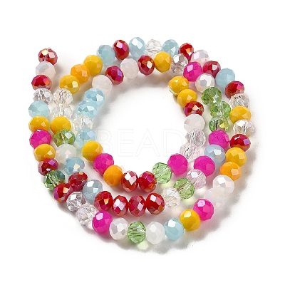 Glass Beads Strands EGLA-A034-M6mm-29-1