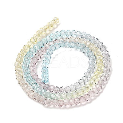 Transparent Painted Glass Beads Strands LS-DGLA-A034-T2mm-A15-1