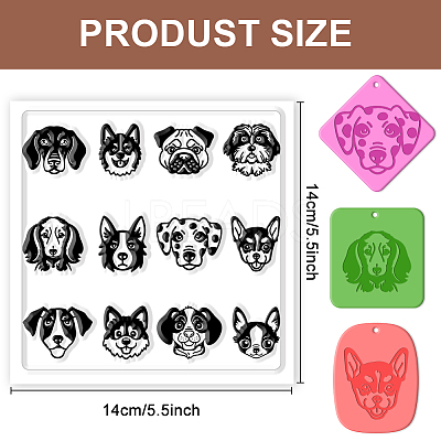 Silicone Clay Texture Mat AJEW-WH0447-036-1