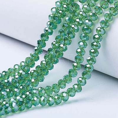 Electroplate Glass Beads Strands EGLA-A034-T10mm-A10-1