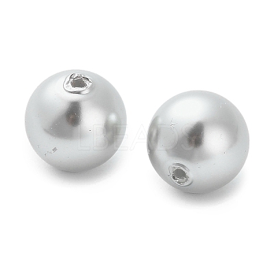 Baking Paint Pearlized Glass Pearl Round Beads HY-Q001-02A-04-1