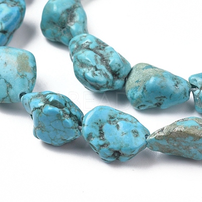 Natural Magnesite Beads Strands G-I263-02-1