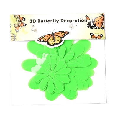 3D Plastic Luminous Wall Stickers DIY-F077-06B-1