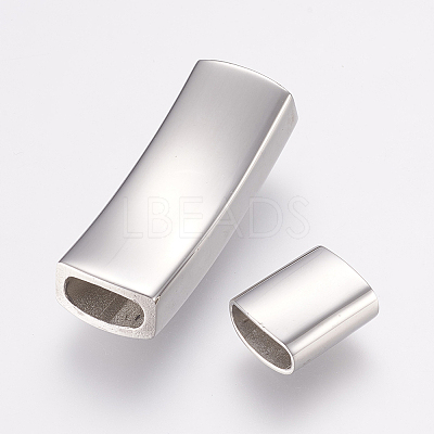 Tarnish Resistant 304 Stainless Steel Magnetic Clasps STAS-G136-01P-1