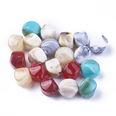 Acrylic Beads OACR-T007-08-M-1