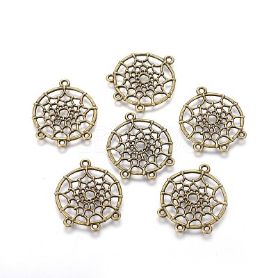 Tibetan Style Alloy Chandelier Components Links TIBEP-R304-020AB-LF-1