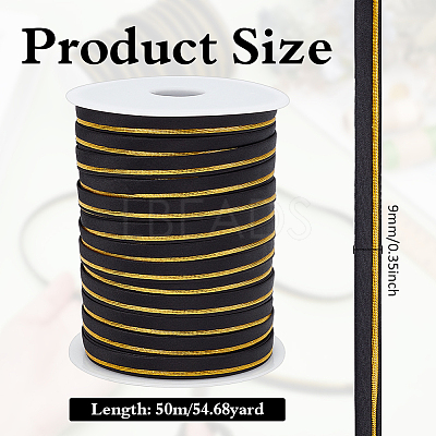 Polyester Satin Piping Ribbon OCOR-WH0091-32D-1