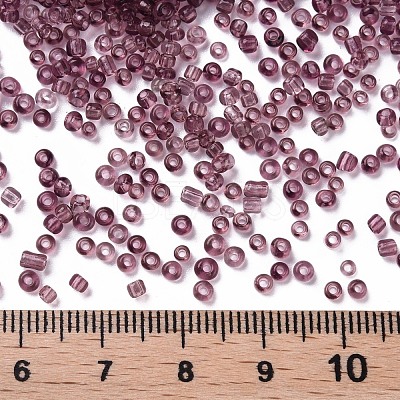 Transparent Round 12/0 Glass Seed Beads SEED-A004-2mm-16-1
