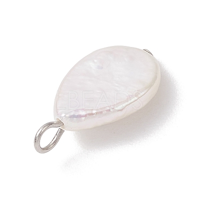 Natural Keshi Pearl Pendants PALLOY-JF04242-03-1