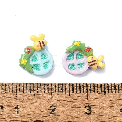 Macaron Color Opaque Resin Decoden Cabochons CRES-Q221-02F-1
