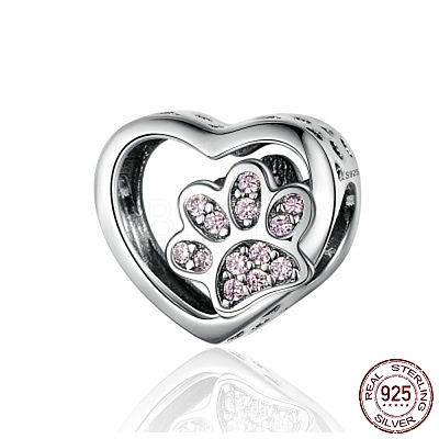 925 Sterling Silver Euorpean Beads STER-FF0013-01-1