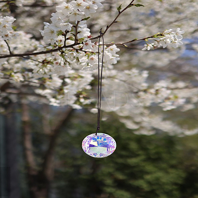 3Pcs 3 Styles Glass Hanging Suncatchers HJEW-LP0002-39-1