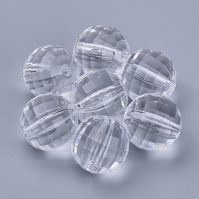 Transparent Acrylic Beads TACR-Q254-10mm-V01-1