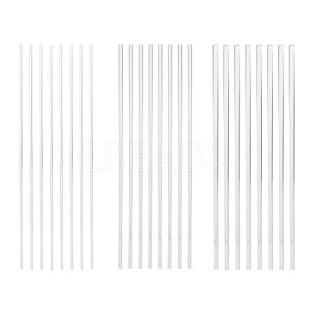 SUPERFINDINGS 24Pcs 3 Styles Acrylic Support Rods DIY-FH0005-52-1