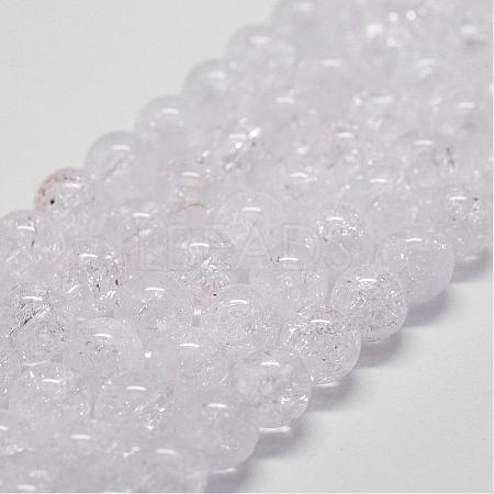 Natural Crackle Quartz Beads Strands G-D840-01-12mm-1