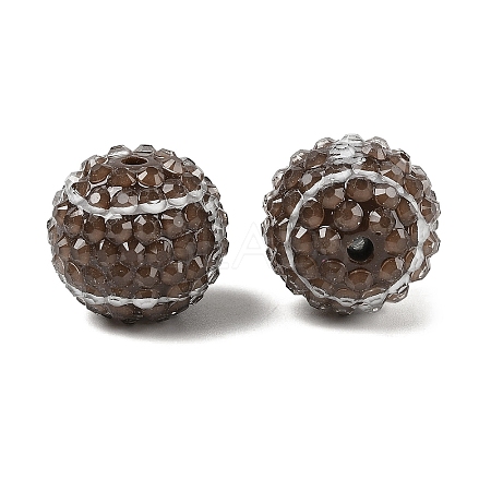Sport Theme Opaque Acrylic Resin Beads MACR-U010-01D-1