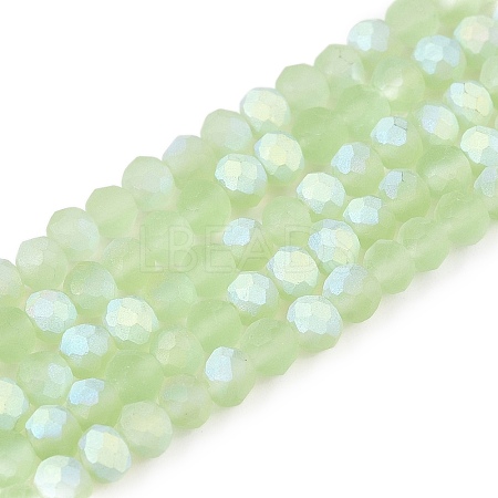 Transparent Glass Beads Strands EGLA-A044-T3mm-MB09-1