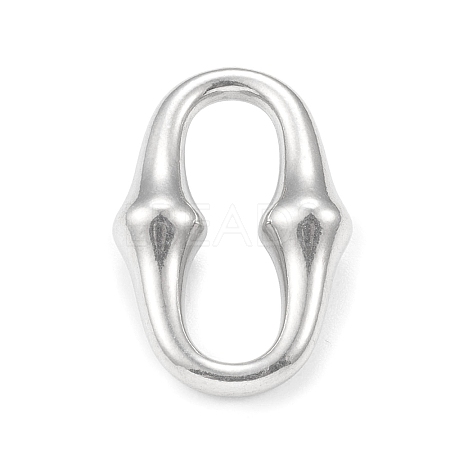 Non-Tarnish 304 Stainless Steel Linking Rings X-STAS-F287-17P-1