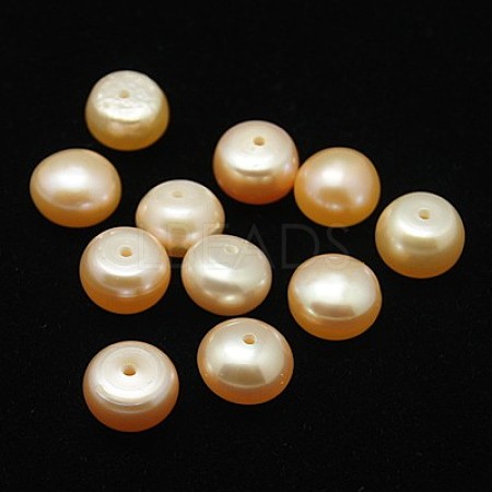 Grade AA Natural Cultured Freshwater Pearl Beads PEAR-D001-9.5-10-1AA-1-1