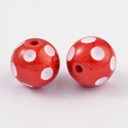 Chunky Bubblegum Acrylic Beads SACR-S146-20mm-11-1