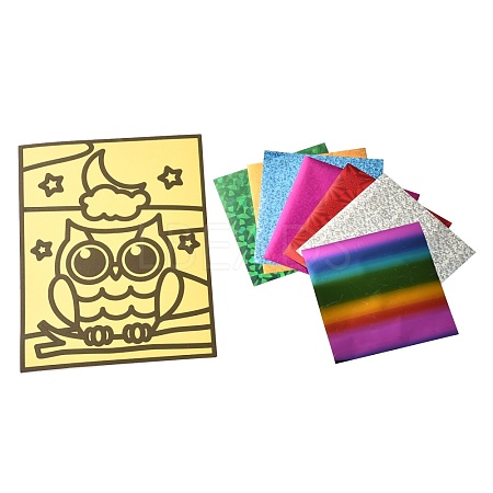 Rectangle Spot Color Stickers DIY-A009-11J-1