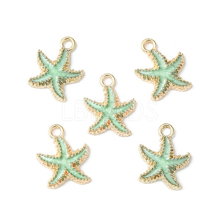 Alloy Enamel Pendants ENAM-YW0002-61B-1