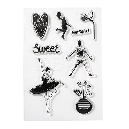 Silicone Stamps DIY-K021-D08-1