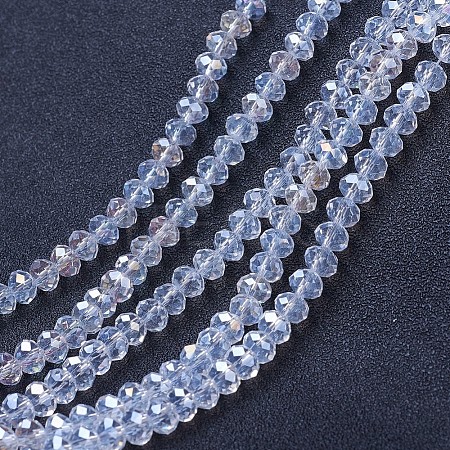 Electroplate Glass Beads Strands LS-EGLA-A044-T2mm-B19-1