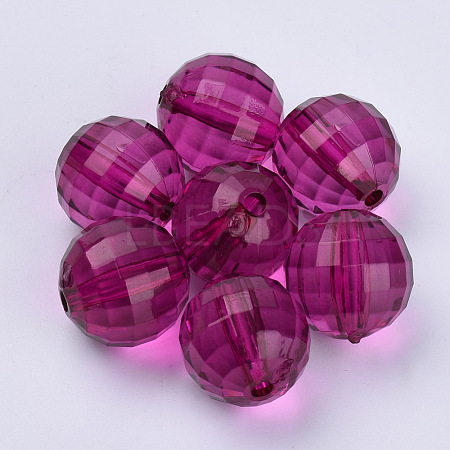 Transparent Acrylic Beads X-TACR-Q254-20mm-V65-1