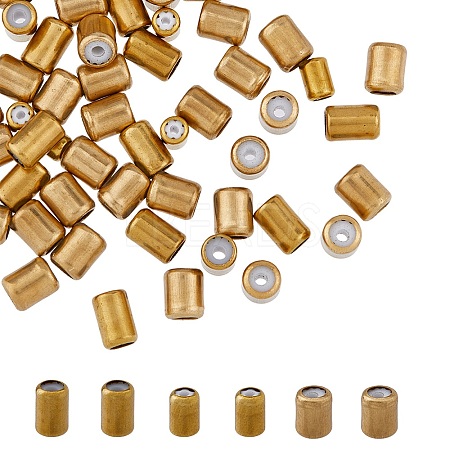 HOBBIESAY 180Pcs 3 Style Brass Beads FIND-HY0001-73-1