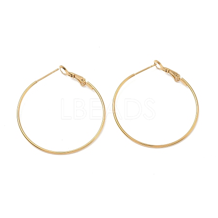 304 Stainless Steel Hoop Earring Findings SA-CBABC0F-02G-1
