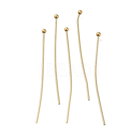 Brass Ball Head Pins KK-H502-03E-G-1