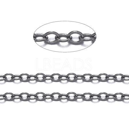 Brass Cable Chains CHC-034Y-B-NF-1