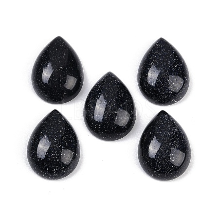 Synthetic Blue Goldstone Cabochons G-H094-01A-10-1