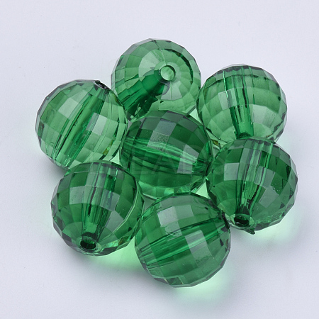 Transparent Acrylic Beads TACR-Q254-10mm-V17-1