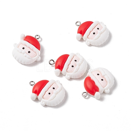 Christmas Theme Opaque Resin Pendants FIND-E025-11-1