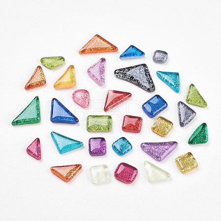 Glass Cabochons LS-GLAA-WH0005-E-1