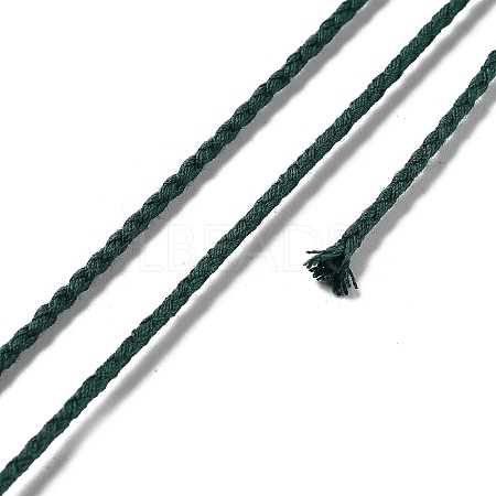 20M Polyester Braided Cord for Jewelry Making OCOR-G015-04A-08-1