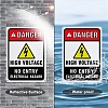 UV Protected & Waterproof Aluminum Warning Signs AJEW-GL0001-01A-05-5